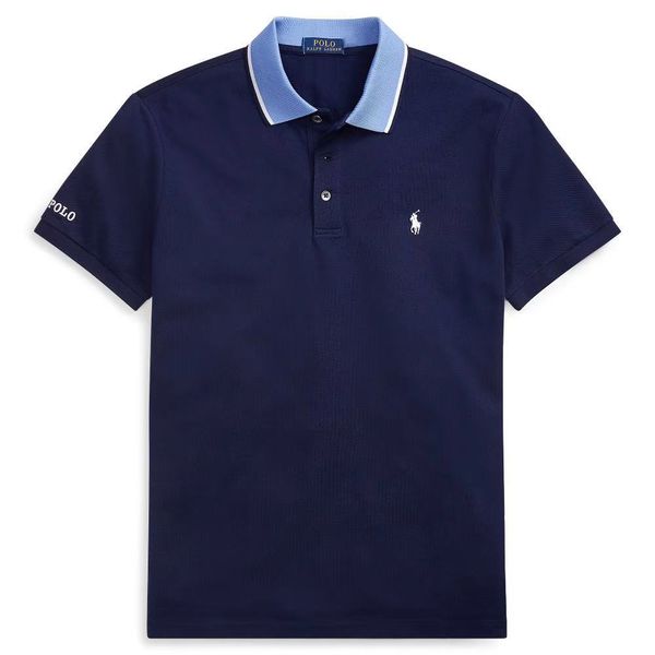 

luxury mens designer t shirt ralph pony embroidery lauren fashion brand polo shirt classic horse pole logo cotton summer sports tshirts new, White;black