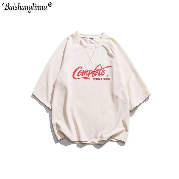 

baishanglinna 2019 men hip hop t shirt word print t-shirt streetwear harajuku tshirt summer half sleeve tees, White;black