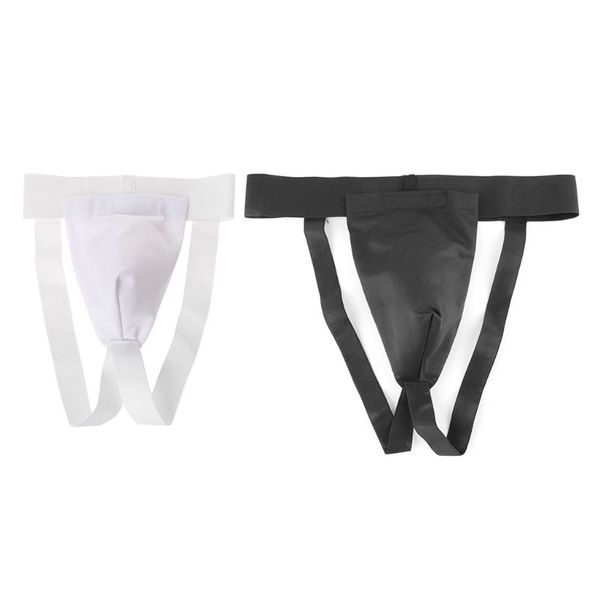 

groin guard protective safety cup martial arts kick boxing crotch protector jockstrap support sport training protector guard, Blue