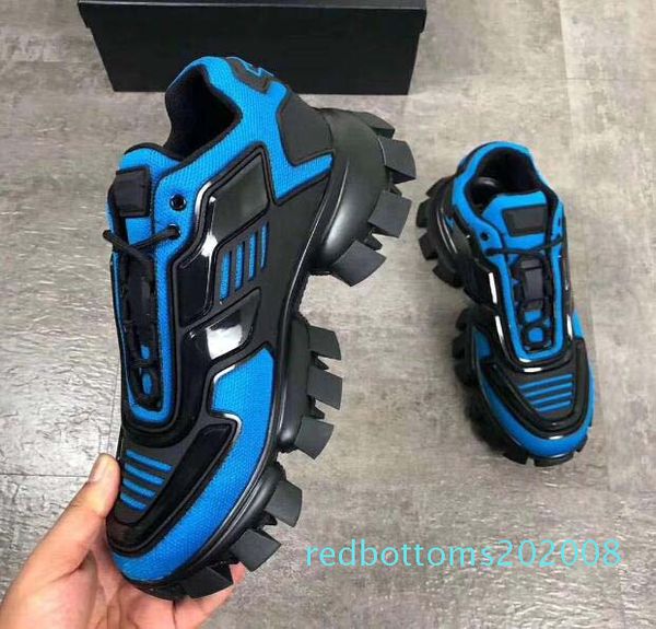 

cloudbust thunder knit кроссовки мужские роскошные дизайнерские случайные обувь мужская классическая повседневная обувь ткань резина кроссов, Black