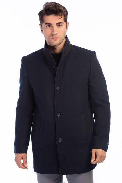 

dewberry male navy blue overcoat-1020001z8357, Black;brown