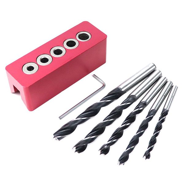 

90 degree angle guide drill doweling jig straight hole locator woodworking tool