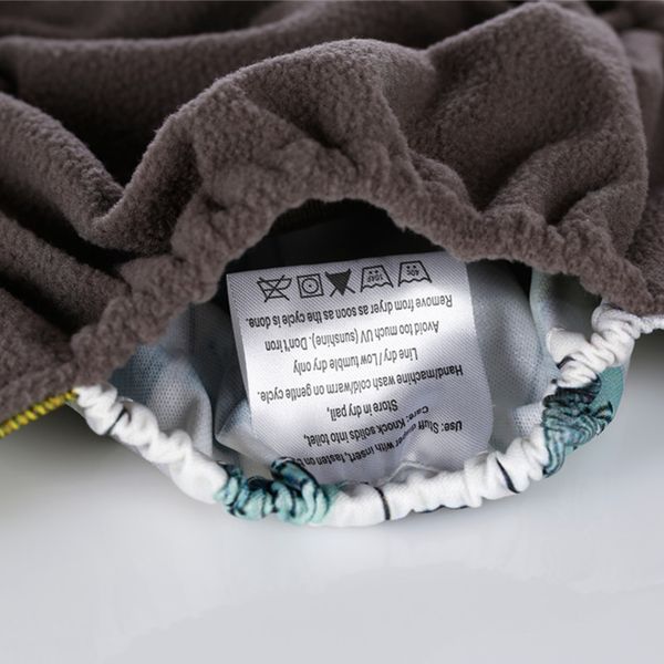 

simfamily] 1pc reusable bamboo charcoal cloth pocket  nappy diaper cover