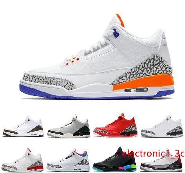 

3s iii 3 mens basketball shoes chlorophyll varsity red tinker white cement katrina sports sneakers 8-13