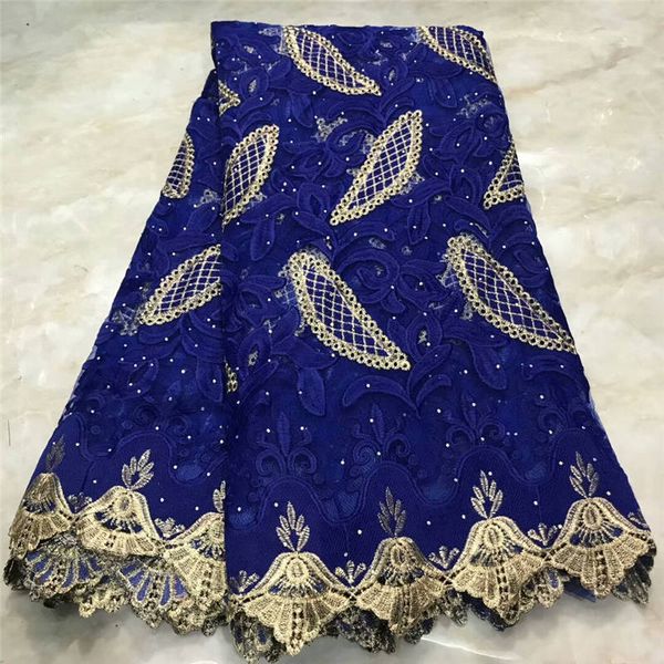 

2020 african new lace fabric, african lace fabric with stone french net lace for patchwork sewing, Black;white