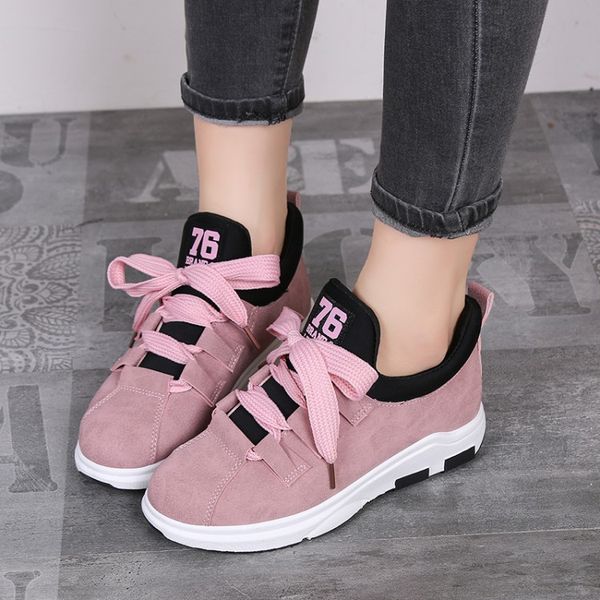 

spring summer autumn women new arrival outdoor walking shoes comfortable sneakers round toe female casual flats shoes 998, Black