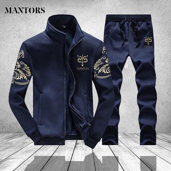 

autumn winter casual jacket men zipper slim fit jackets 2019 new fashion fleece stand collar coat male tracksuit set eu us size, Black;brown