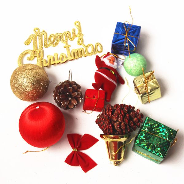 

mini gift santa claus box christmas balls tree decorations ornaments new-year decorations hanging ornaments