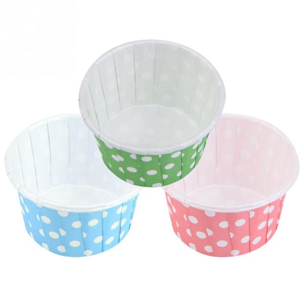 

zerodis 100pcs mini cupcake liners paper round cake cups muffin cases wedding home party christmas
