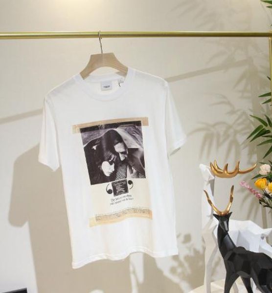 

2020 бесплатная доставка горячей designerluxury продажа женщин мужские футболки мода повседневная весна-лето тройники высокого качества роск, White