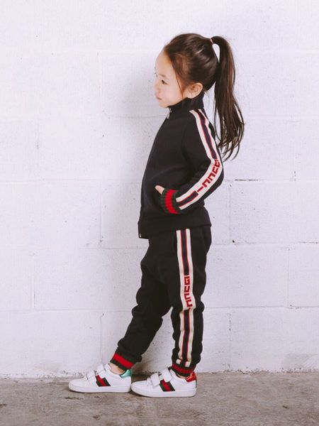 

Spring autumn baby girl boy clothe children cotton warm jacket pant 2pc et kid port clothing et toddler track uit