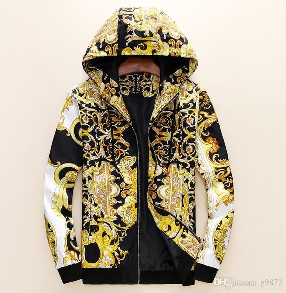 

blazer casual trench coat long sleeves plus-size m-5xl men's jacket zipper pocket men's hooded jacket check jacket@202, Black;brown