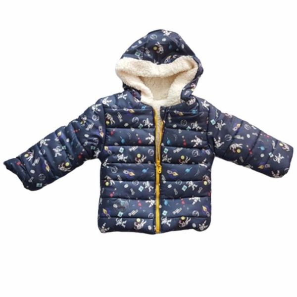 

синий furry девочка детские надувные пальто, Blue;gray