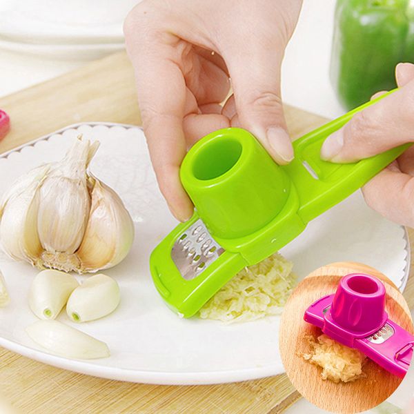 

multifunction stainless steel pressing garlic slicer cutter shredder peeler grater garlic grinding microplaner kitchen gadgets