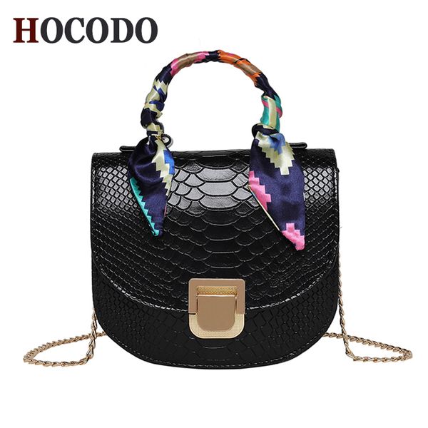 

hocodo fashion alligator bags for women shoulder messenger bag 2020 ladies handbag chains mini crossbody crocodile pattern bolsa