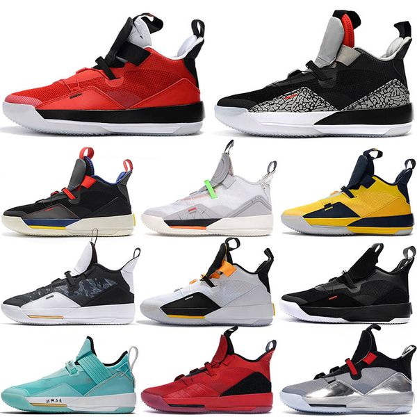 

championship mvp jumpman 33 black university red se dark grey pf xxxiii mens shoes 33s travis scott metallic silver sport sneakers 7-12