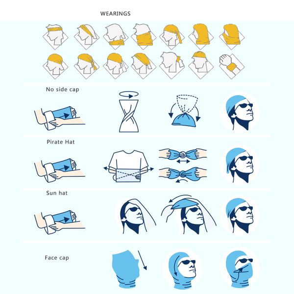 

3d digital print mask serie wild mask outdoor scarf horse riding wild magic scarf (ac155, Black