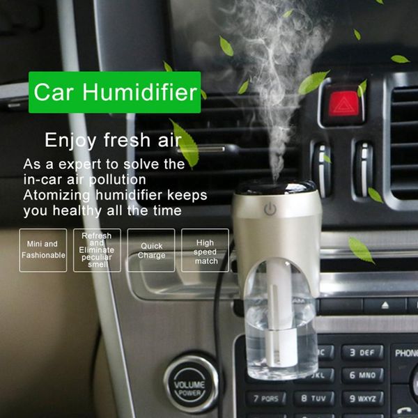 

bc20 car humidifier dual u car charger usb powered air purifier
