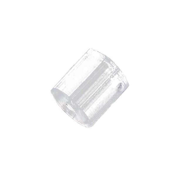 

sz-lgfm-150pcs cylindrical-shaped clear rubber earring safety backs