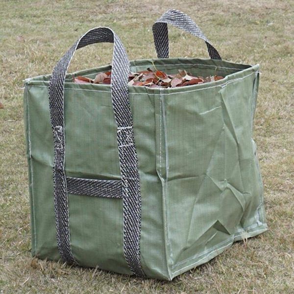 

сумка для хранения складного водонепроницаемый pp сад мешок для мусора для сбора опавших листьев, хранение корзины, сумка для хранения, 2 па