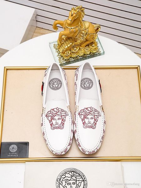 

newst mix 22 model famous brands shoes personality luxury high leather luxury dress shoes mocassin metal button tap dance, Black