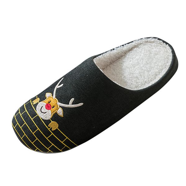 

shoes men 2020 spring winter new breathable sweat-absorbing non-slip slippers indoor outdoor shoes winter men slipper#n19, Black