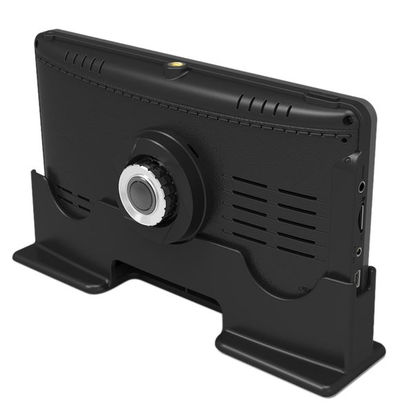 

7 inch 1296p truck dvr fhd 1296p dual lens dash cam camera auto registrator with rear camera night-version wide dynamic range car dvr