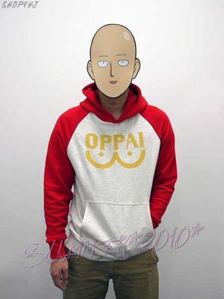 

hoodie hooded sweatshirt hoodie cosplay costume new anime one punch man, Black