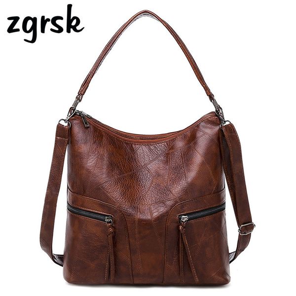 

women hobos bags female luxury handbags designer brand famous brown leather large totes box bag for ladies shoulder bag