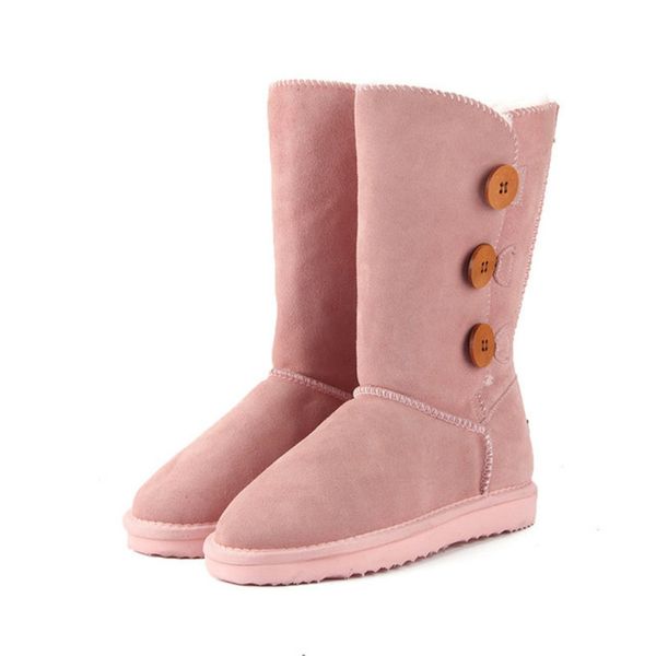 

dropshipping classic women snow boots short leather winter women shoes boot with black chestnut gray women's fur snow boots warm