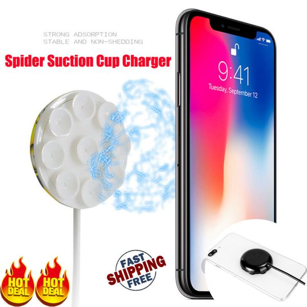 Universal 10w Mobile Phone Charger Spider Suction Cup Wireless