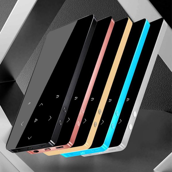 

mp3 player with bluetooth speaker touch key built-in 8gb 16gb hifi mini portable walkman with fm radio recording music player