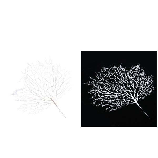 

2pcs artificial dried plant branch coral floristry decor deskfake plant