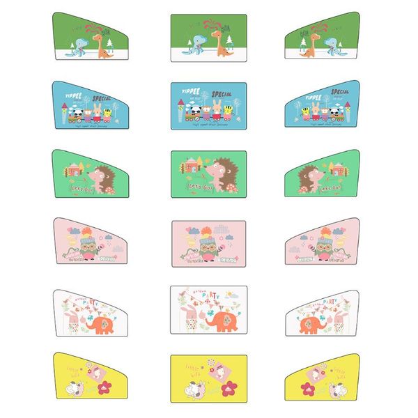 

magnetic car side window sunshade cute cartoon car window curtain sunscreen insulation auto sun shade parasol curtains 50 x 78cm