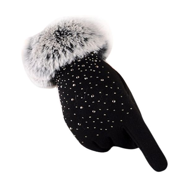 

winter gloves women fashion outdoor sport warm gloves cotton touch screen gloves gant femme hiver handschoenen new, Blue;gray