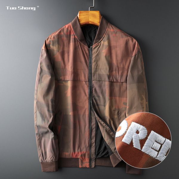 

autumn | leisure time men's wear autumn mix locomotive lead air force first camouflage self-cultivation jacket man loose coat, Black;brown