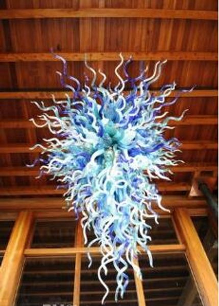 

china factory-outlet hand blown glass chandelier light modern art deco glass led bulbs chihuly style chandelier for foyer decor