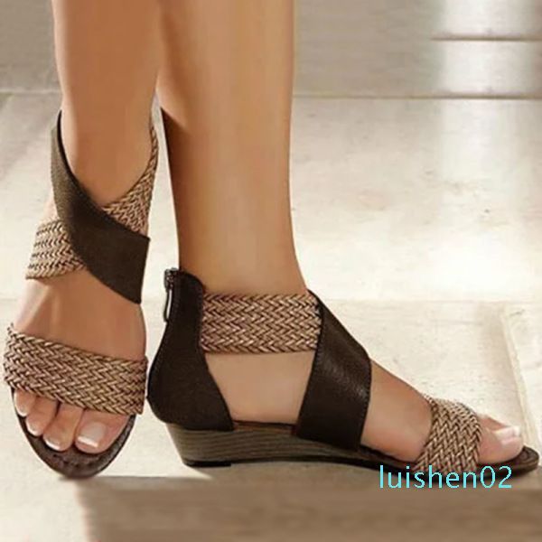 

женкие андалии женкие ниекие андалии boho weave клин ѬеѬо Ѭимка обђв пов, Black