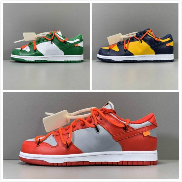 

дизайнер оу dunk low кроссовки кроссовки futura х flywire бивертона зеленый оранжевый синий белый мужчина женщина обуви с коробкой самое луч