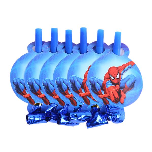 

6pc 14cm blow out plastic party blowout theme party noise maker for kids boy girl birthday decoration