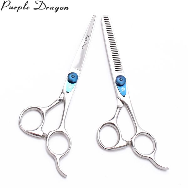 

professional hair scissors z1016n 6" 17.5cm jp 440c purple dragon cutting shears thinning shears barber scissors salon hairdressing sci