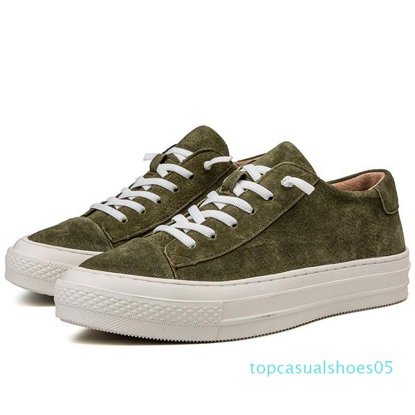 

casual men platform loafers spring autumn men shoes outdoor height increase genuine leather t5, Black