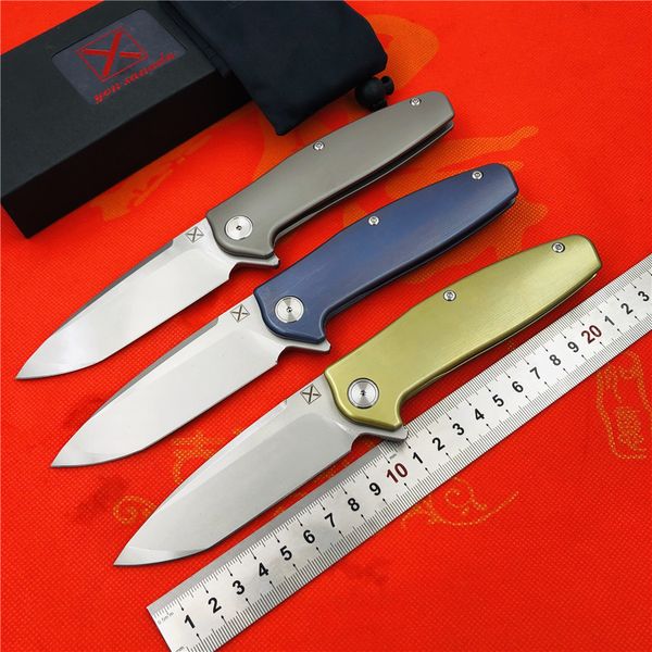 

Yon Xanadu New YX-750 original free shipping blasting non-slip gray titanium handle knife VG-10 hunting outdoor survival pocket knife EDC
