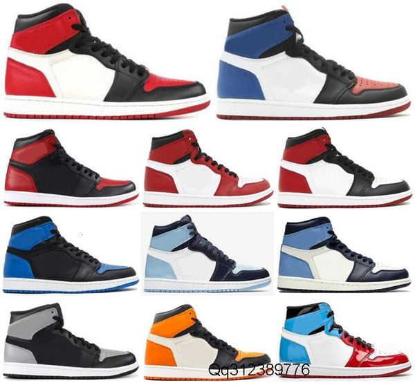 

новый 1 high og бред toe chicago banned бесстрашный royal баскетбол обувь для мужчин 1s top 3 разрушенные backboard shadow obsidian кроссовк