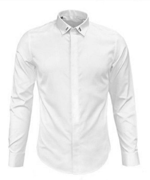 

metal shirt shirt male men's keep warm men cloth men's wear, White;black