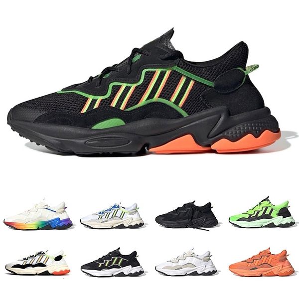 

3 м светоотражающие xeno ozweego для мужчин женщин повседневная обувь era pack солнечный желтый тройной черный тренер спортивные кроссовки б