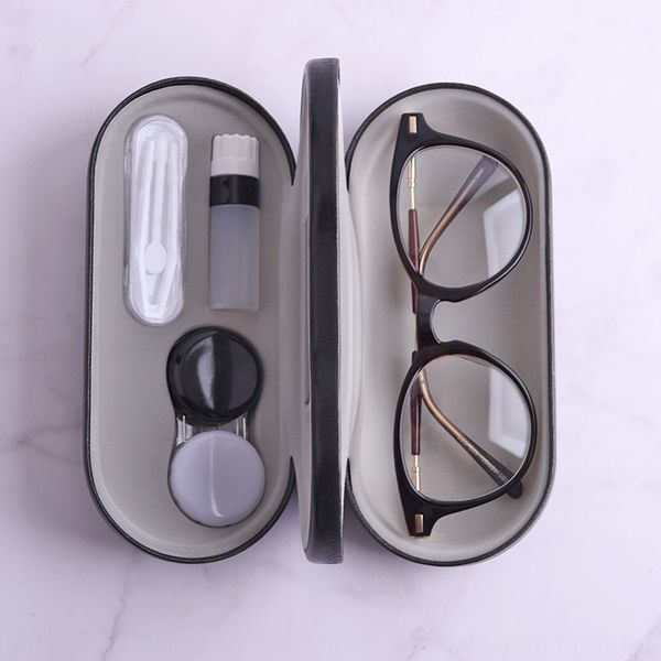 

double-layer dual-purpose case case manual invisible glasses contact box frame glasses box