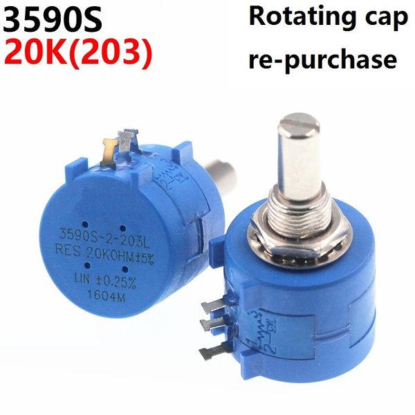 

3590s 20k 203 precision multiturn potentiometer adjustable resistor