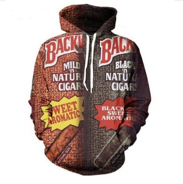 

out fashion streetwear 3d hd print casual backwoods hoodies sweatshirts men women hoodie jacket coat lms065, Black