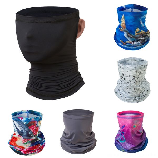 

qyyhn magic magic multifunctional neck cycling scarf bike motorcycle headwear dust face mask bandana scarf helmet outdoor sports, Black